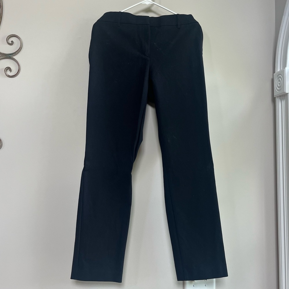 Ann Taylor Black Tailored Business Casual Pants Size 10 Tall (10T)
